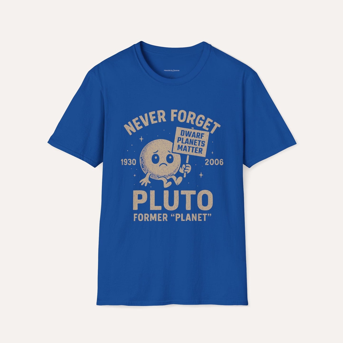 Never Forget Pluto – Dwarf Planet Tribute Tee