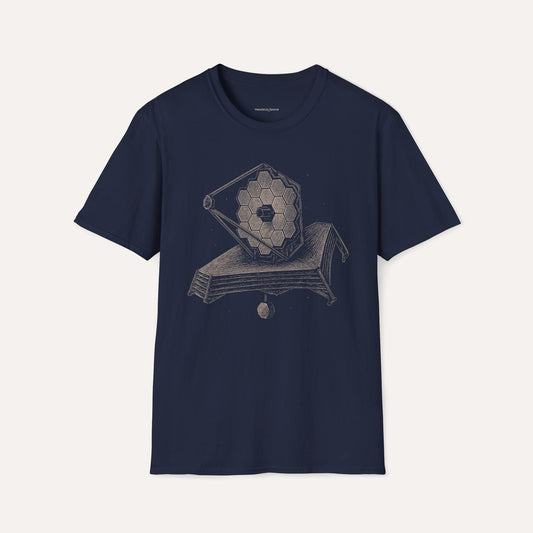 James Webb Space Telescope T-Shirt – Detailed Space Science Tee for Astronomy Lovers