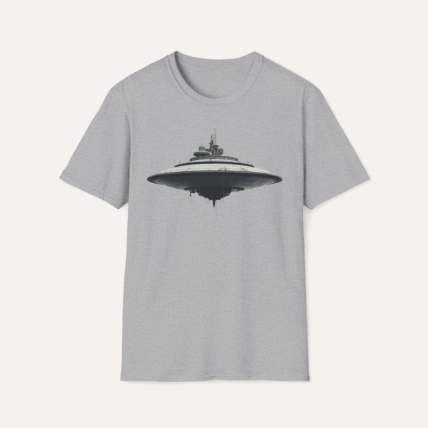 Futuristic UFO Spaceship T-Shirt – Sci-Fi Techwear Gift for Space Lovers