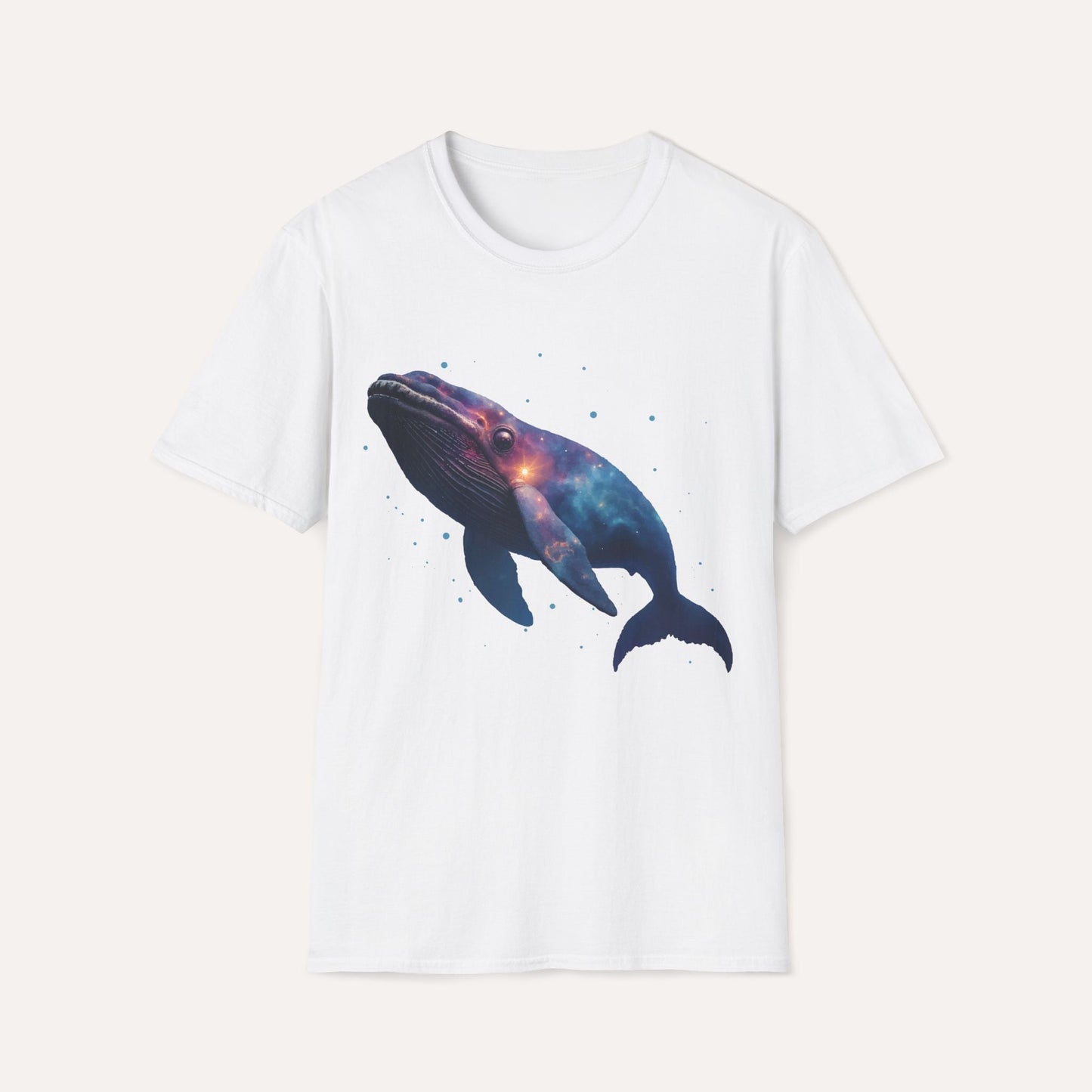 Galaxy Whale T-Shirt – Cosmic Animal Tee for Ocean & Space Lovers