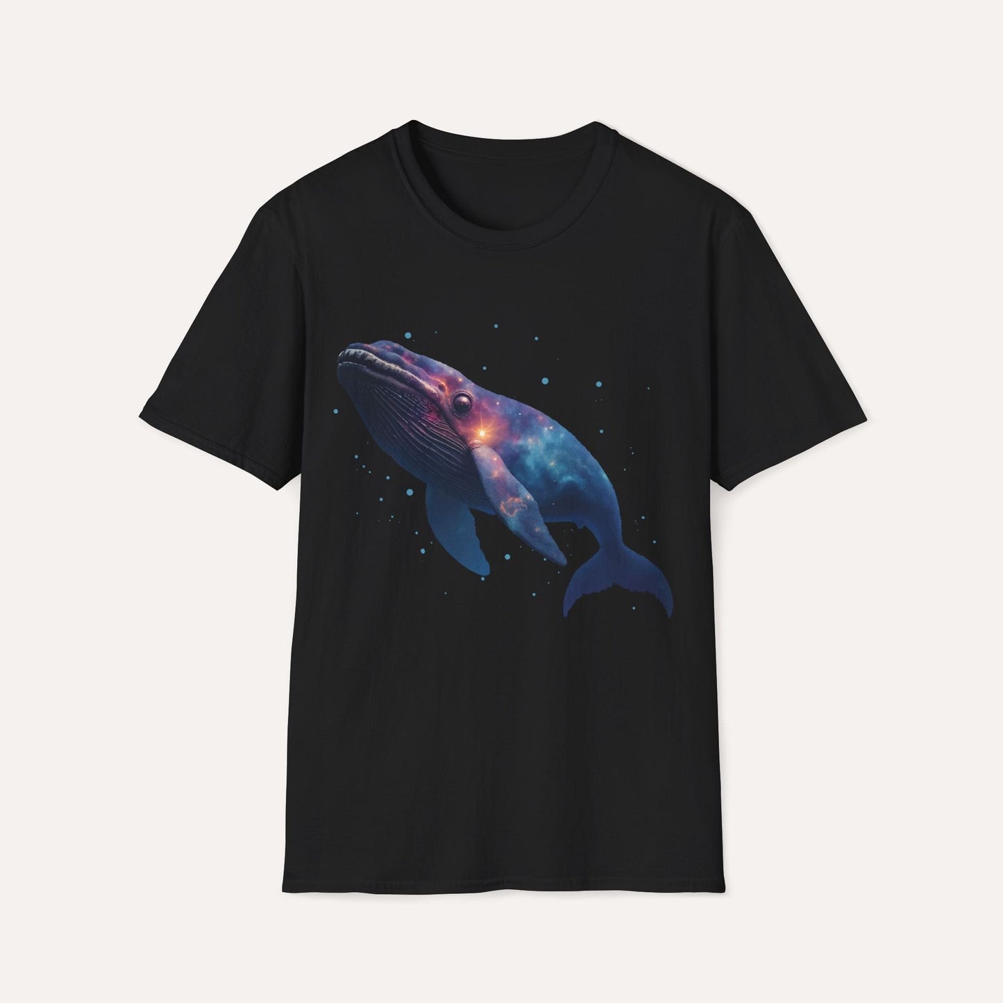 Galaxy Whale T-Shirt – Cosmic Animal Tee for Ocean & Space Lovers