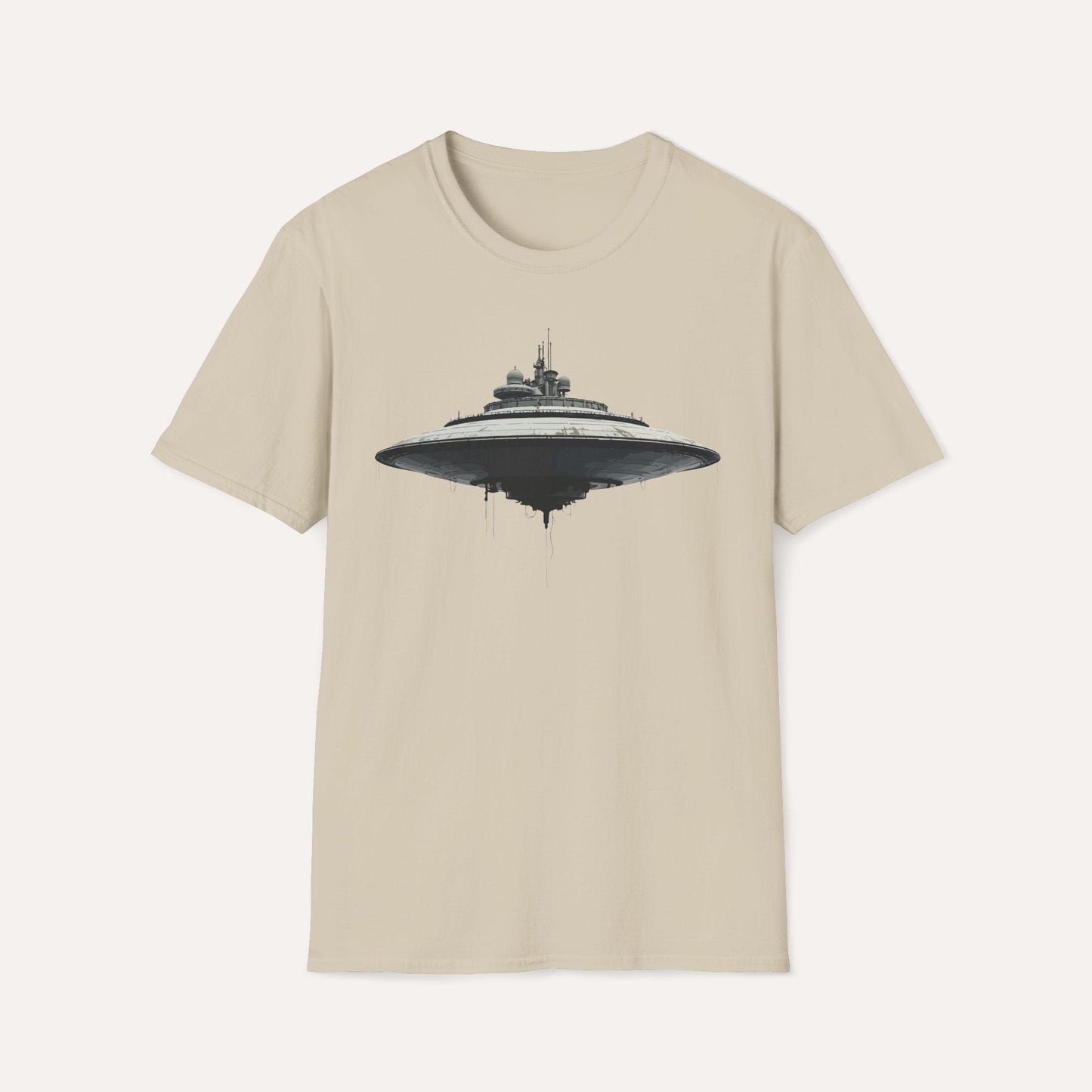Futuristic UFO Spaceship T-Shirt – Sci-Fi Techwear Gift for Space Lovers