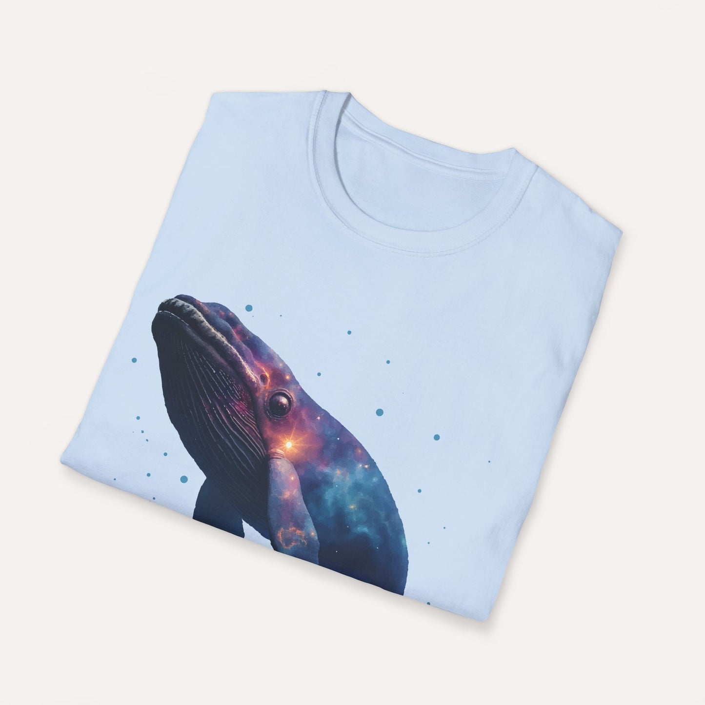 Galaxy Whale T-Shirt – Cosmic Animal Tee for Ocean & Space Lovers