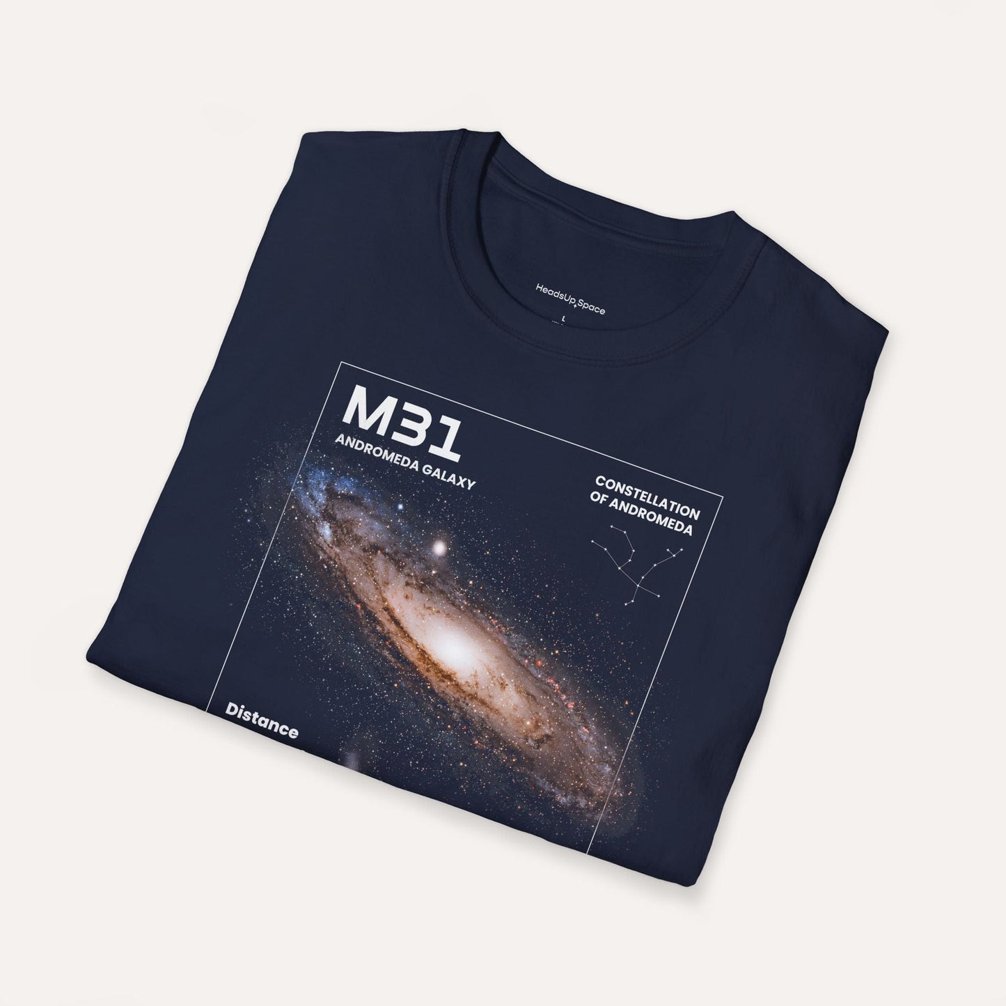 M31 Andromeda Galaxy T-Shirt – Constellation of Andromeda DE