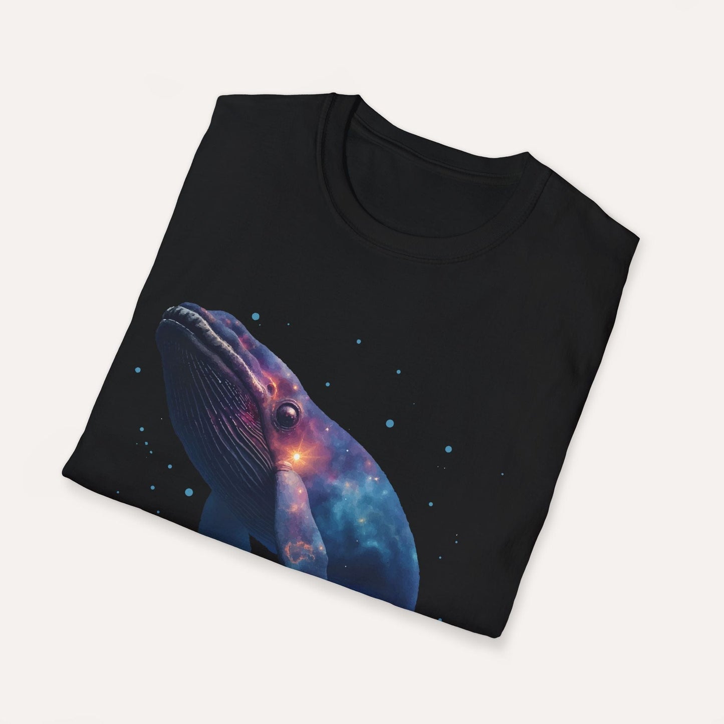 Galaxy Whale T-Shirt – Cosmic Animal Tee for Ocean & Space Lovers