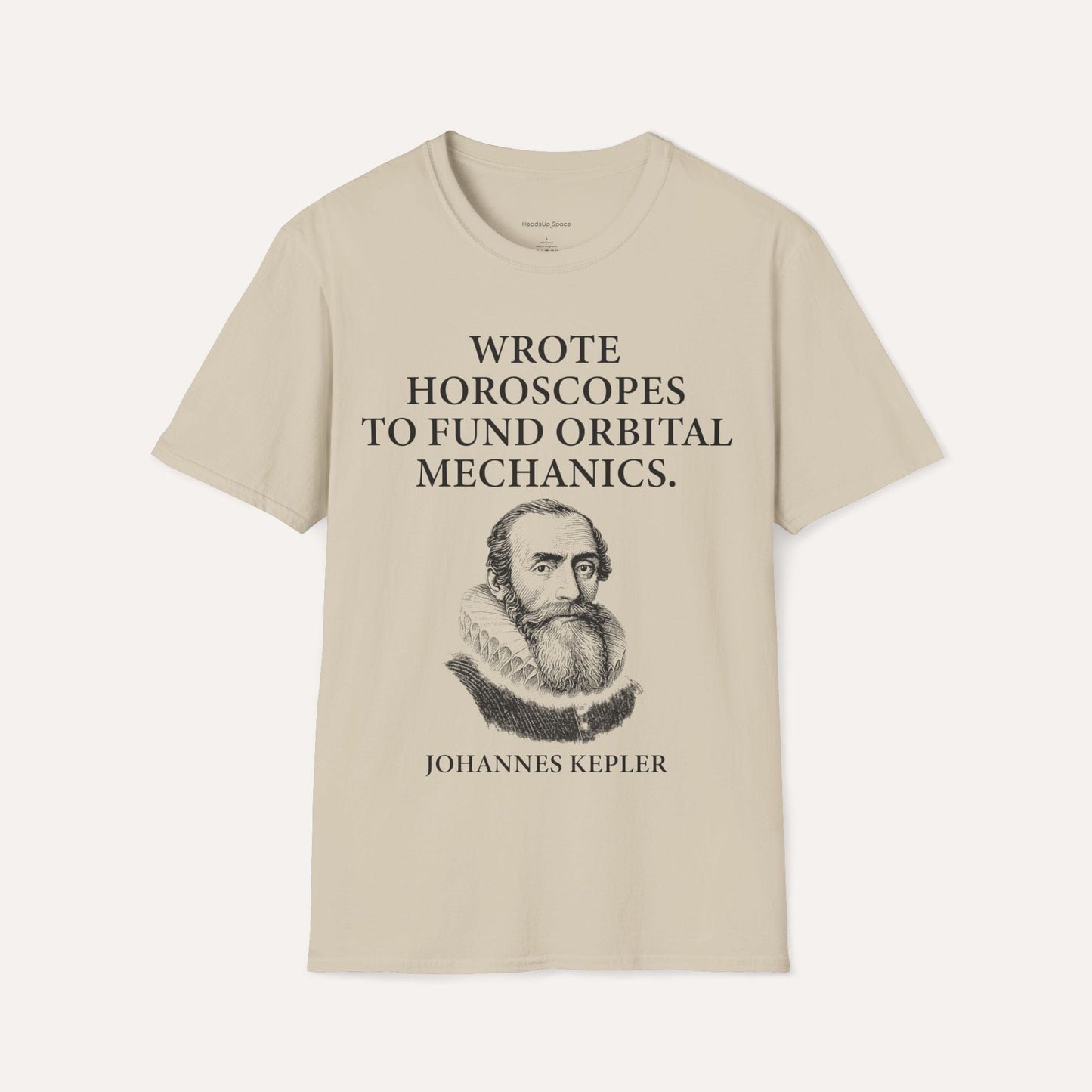 "Funded by Horoscopes" – Johannes Kepler Tee