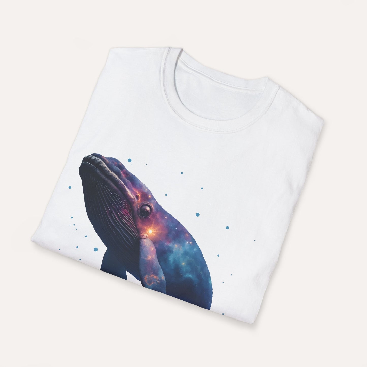 Galaxy Whale T-Shirt – Cosmic Animal Tee for Ocean & Space Lovers