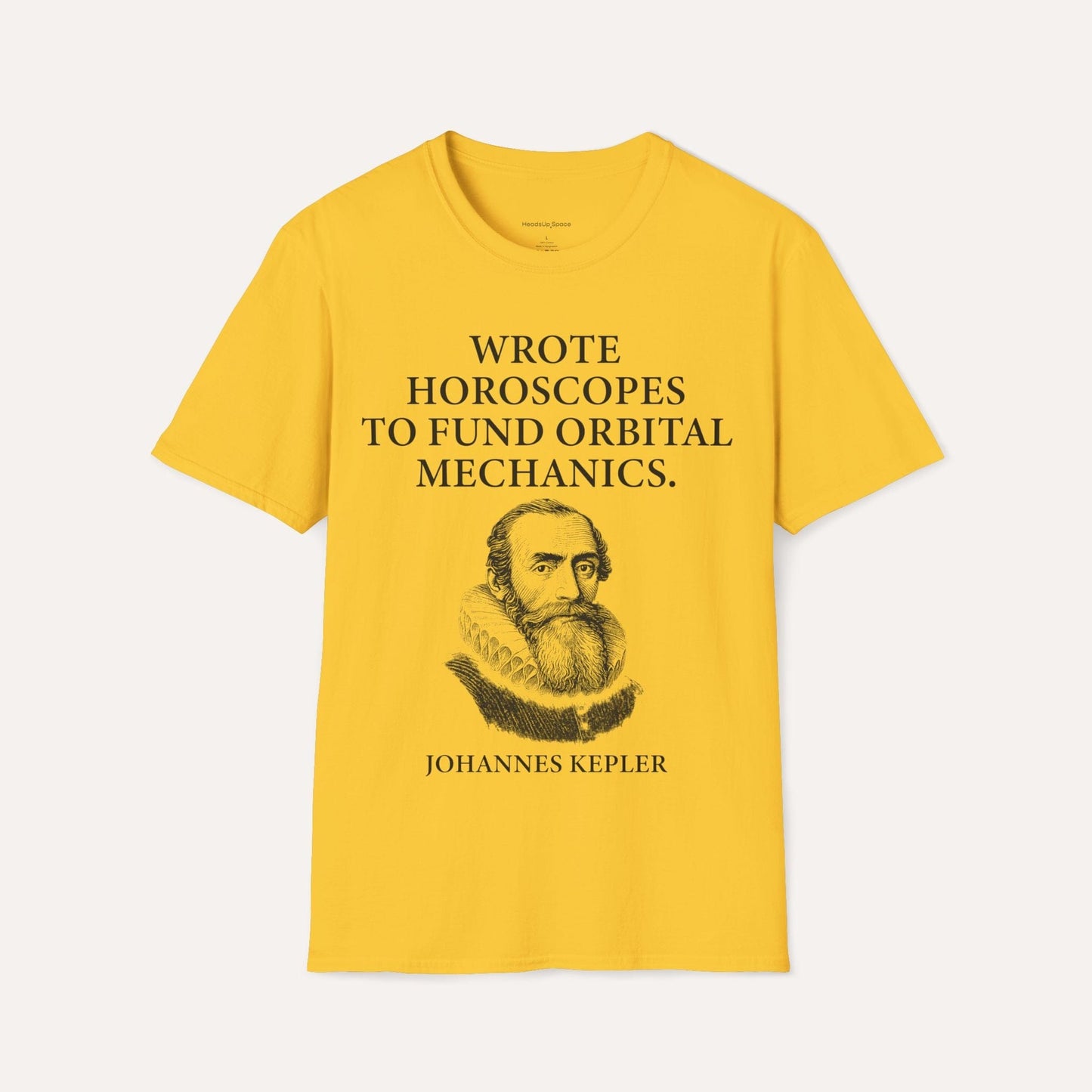 "Funded by Horoscopes" – Johannes Kepler Tee