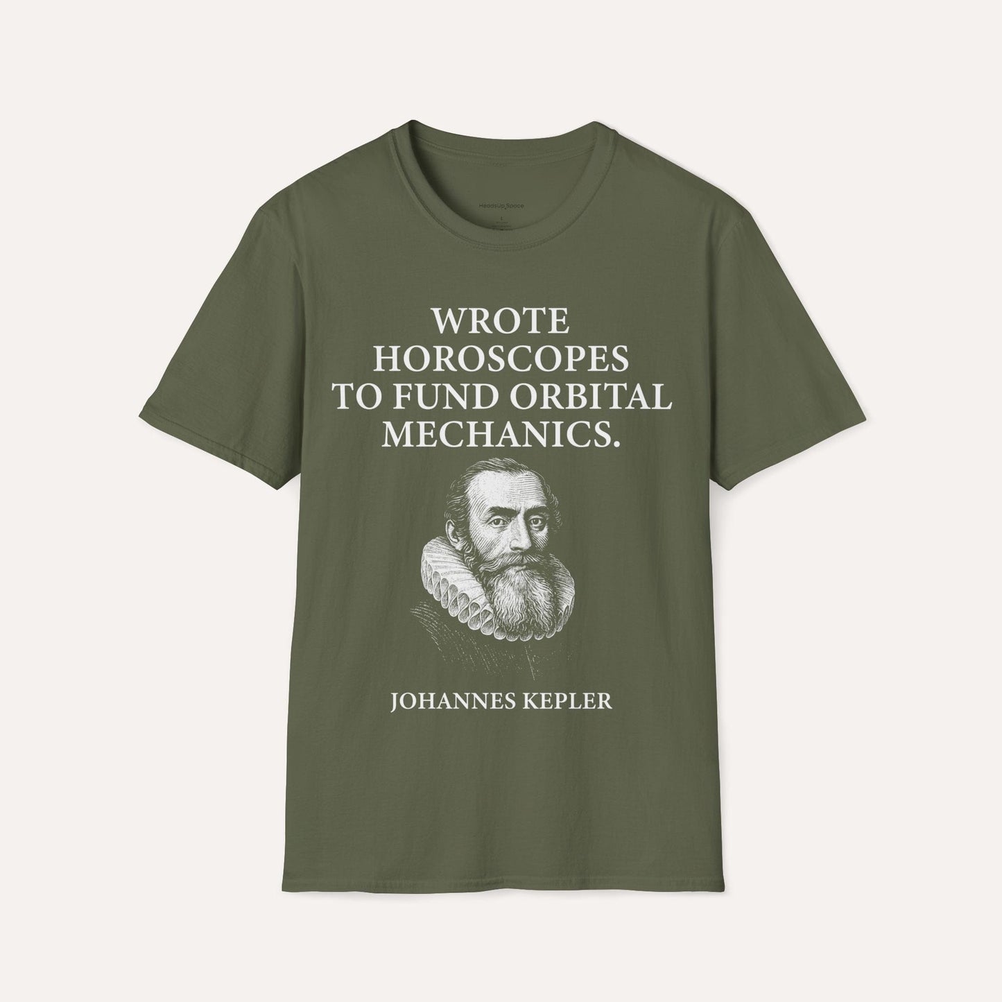 "Funded by Horoscopes" – Johannes Kepler Tee