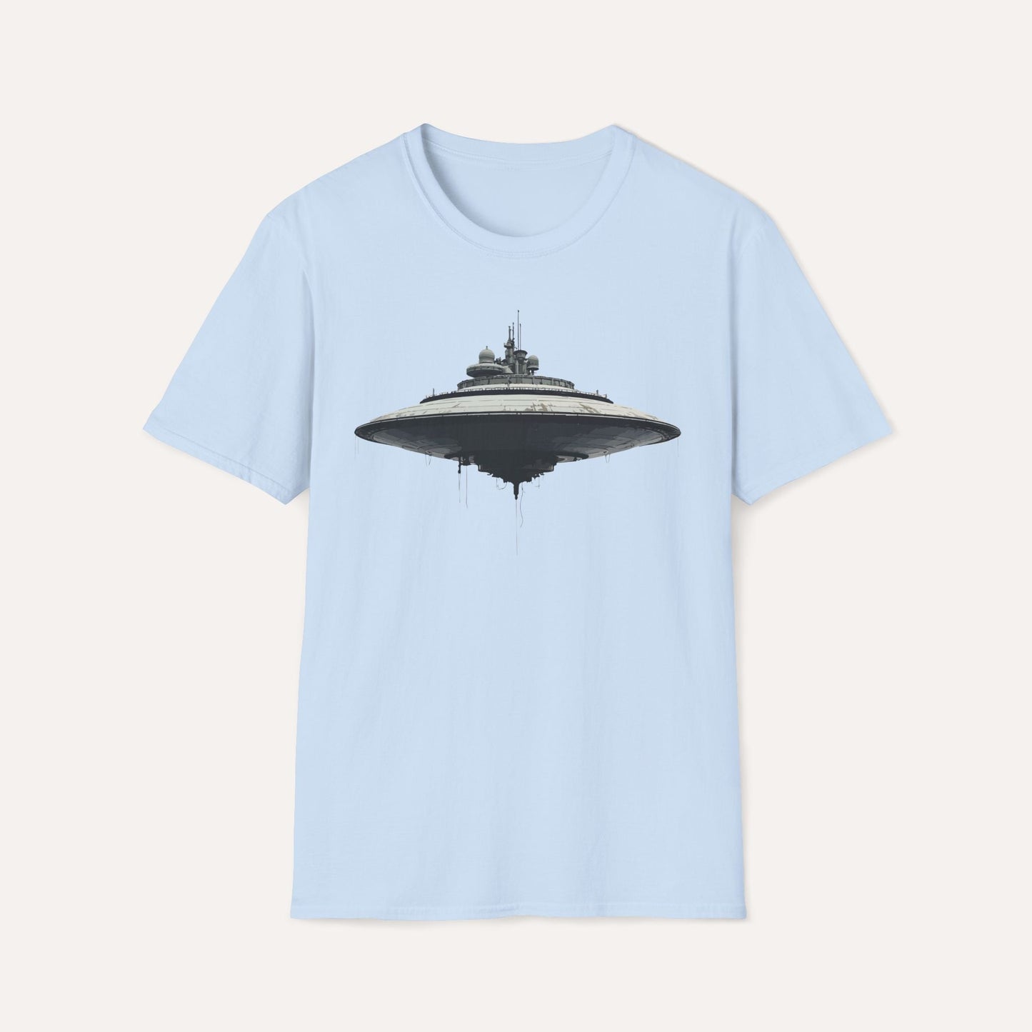 Futuristic UFO Spaceship T-Shirt – Sci-Fi Techwear Gift for Space Lovers