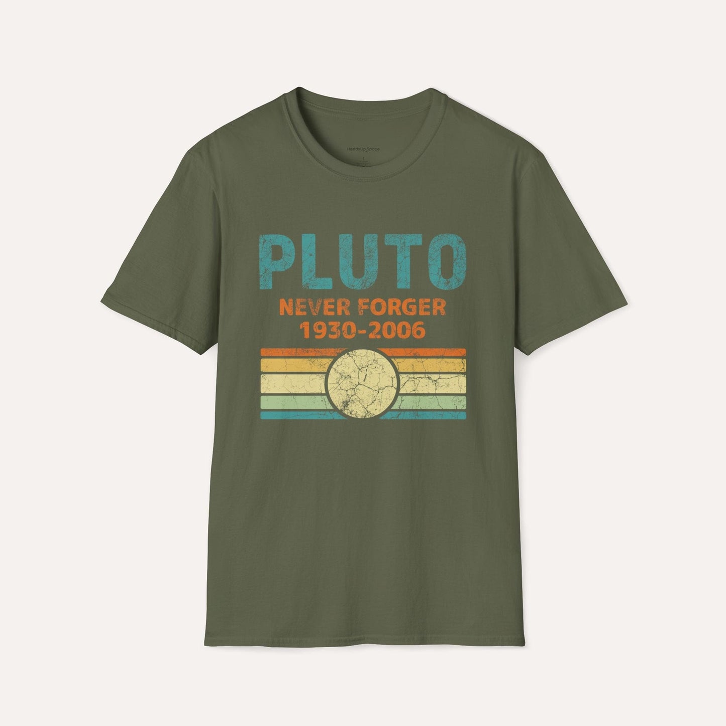 "Pluto-Never Forget" Retro tee