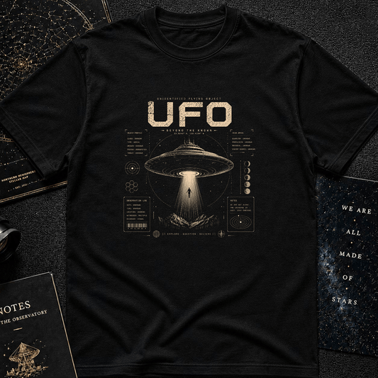 UFO Spaceship above