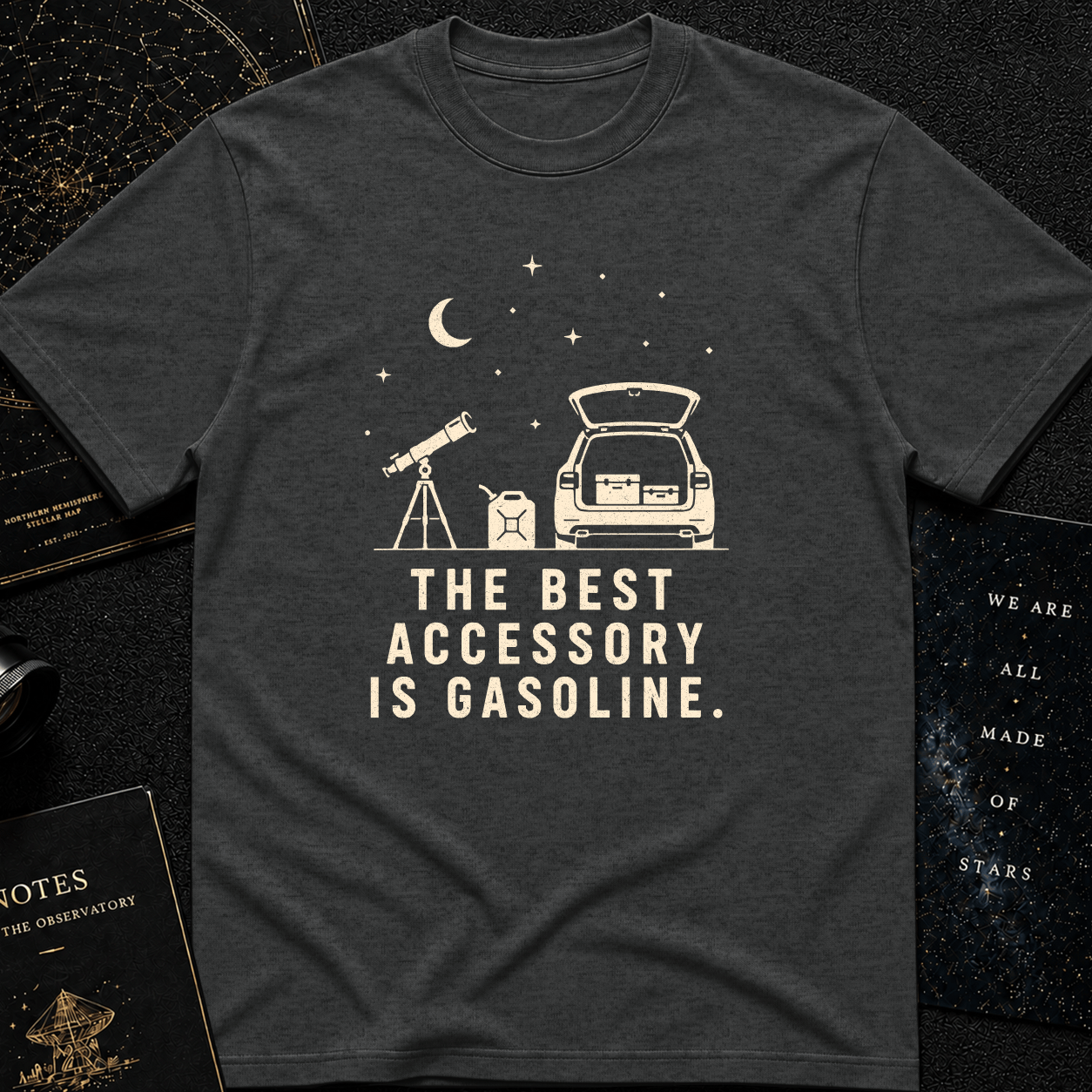 THE BEST ACCESORY IS GASOLINE.