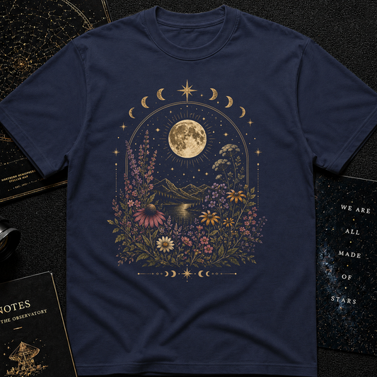 Flowers & Moon T-Shirt