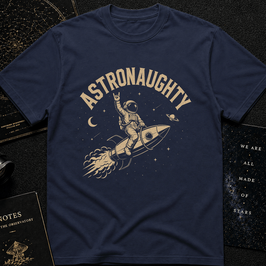 Astronaughty - on the rocket