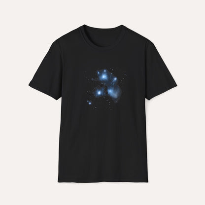 Pleiades M45 Star Cluster T-Shirt – Seven Sisters Tee for Stargazers & Space Fans
