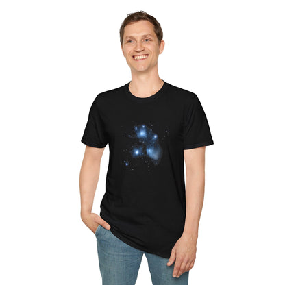 Pleiades M45 Star Cluster T-Shirt – Seven Sisters Tee for Stargazers & Space Fans