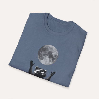 Raccoon and Full Moon T-Shirt