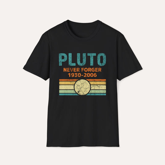 "Pluto-Never Forget" Retro tee