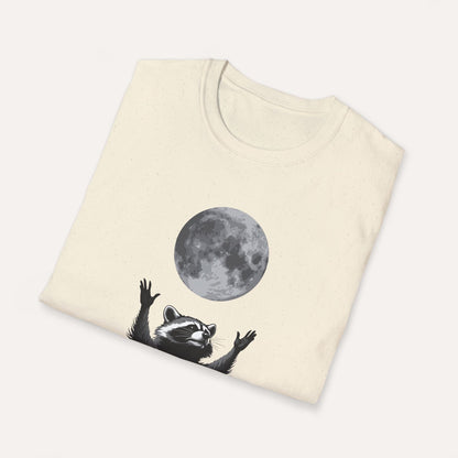 Raccoon and Full Moon T-Shirt