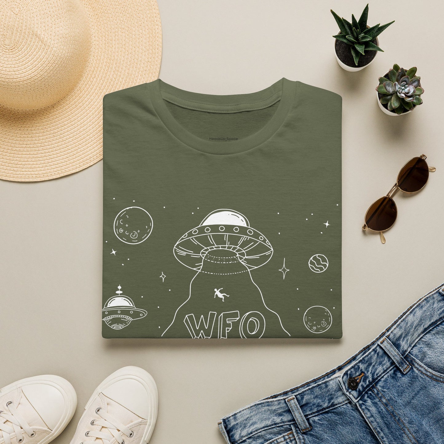 WFO – Work From Office Astronaut T-Shirt | Out of Orbit Office Life Parody Tee