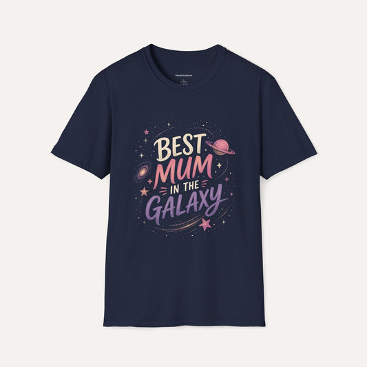 Best Mum in the Galaxy T-Shirt – Cute Cosmic Design, Colorful Space Gift for Mom