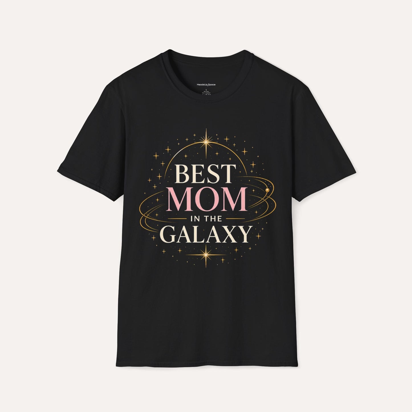 Best Mom in the Galaxy T-Shirt – Elegant Space Design, Minimal Cosmic Gift for Mom