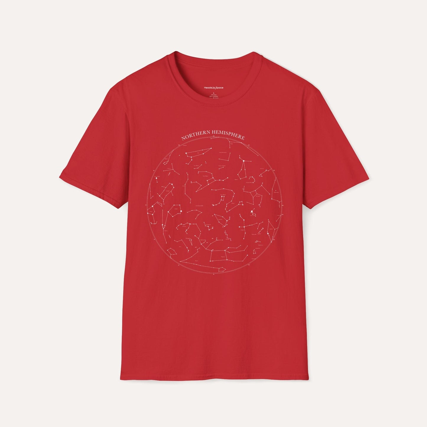 Northern Hemisphere Star Map T-Shirt – Constellation Sky Chart Tee