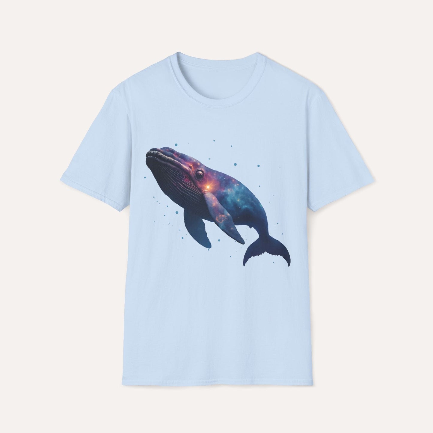 Galaxy Whale T-Shirt – Cosmic Animal Tee for Ocean & Space Lovers