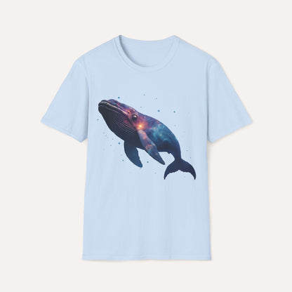 Galaxy Whale T-Shirt – Cosmic Animal Tee for Ocean & Space Lovers