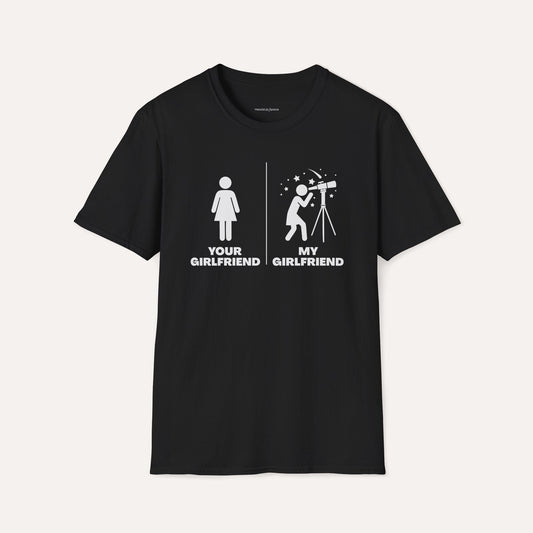 MY GIRLFRIEND is cooler than YOUR GIRLFRIEND (Cosmic Love Shirt)