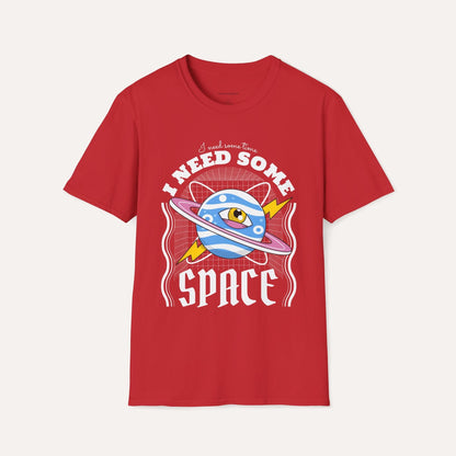 I Need Some Space T-Shirt – Funny Outer Space Graphic Tee with Planet Eye Design