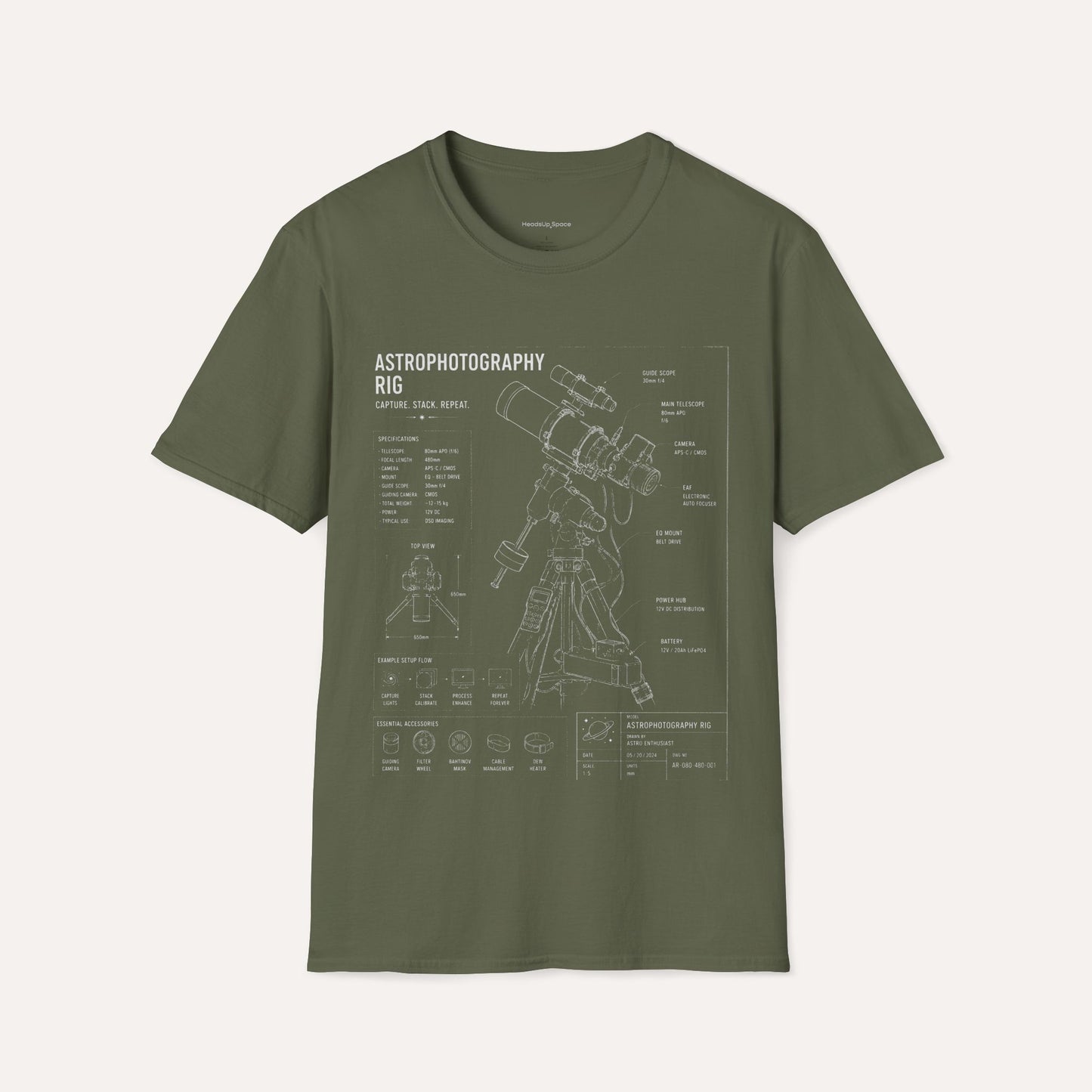 Astrophotography Rig T-Shirt