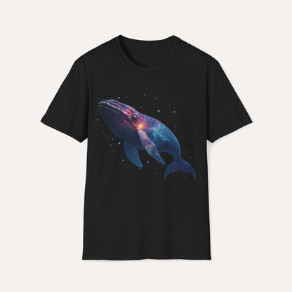 Galaxy Whale T-Shirt – Cosmic Animal Tee for Ocean & Space Lovers