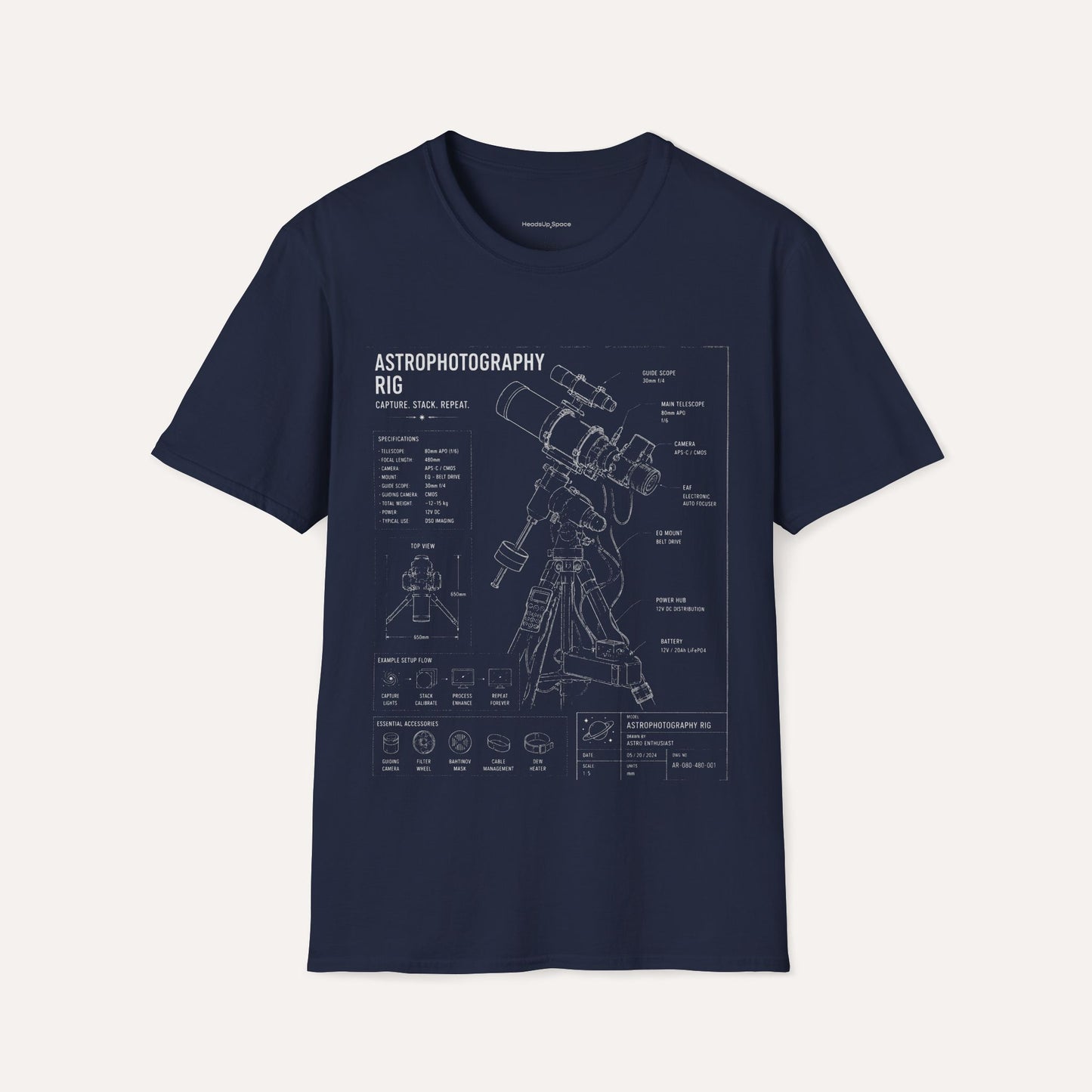 Astrophotography Rig T-Shirt