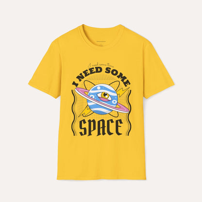 I Need Some Space T-Shirt – Funny Outer Space Graphic Tee with Planet Eye Design