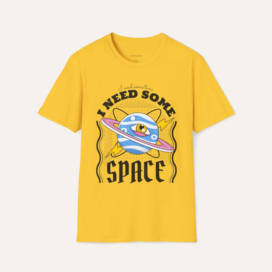 I Need Some Space T-Shirt – Funny Outer Space Graphic Tee with Planet Eye Design