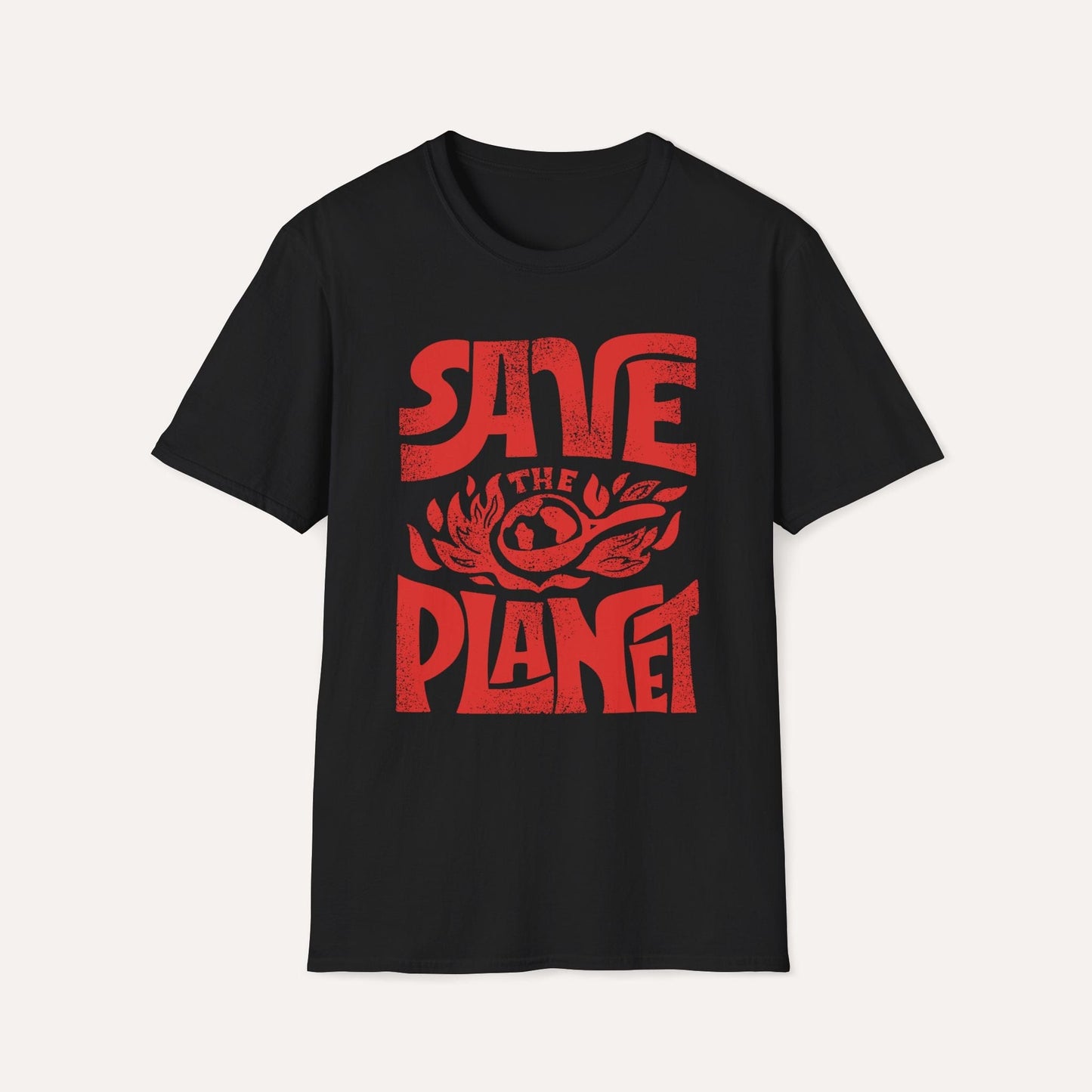 Save the Planet T-Shirt – Retro Climate Awareness Graphic Tee