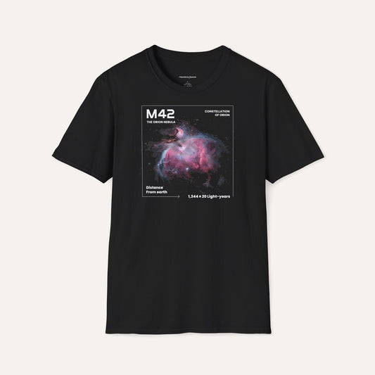 M42 Orion Nebula T-Shirt – Constellation of Orion DE