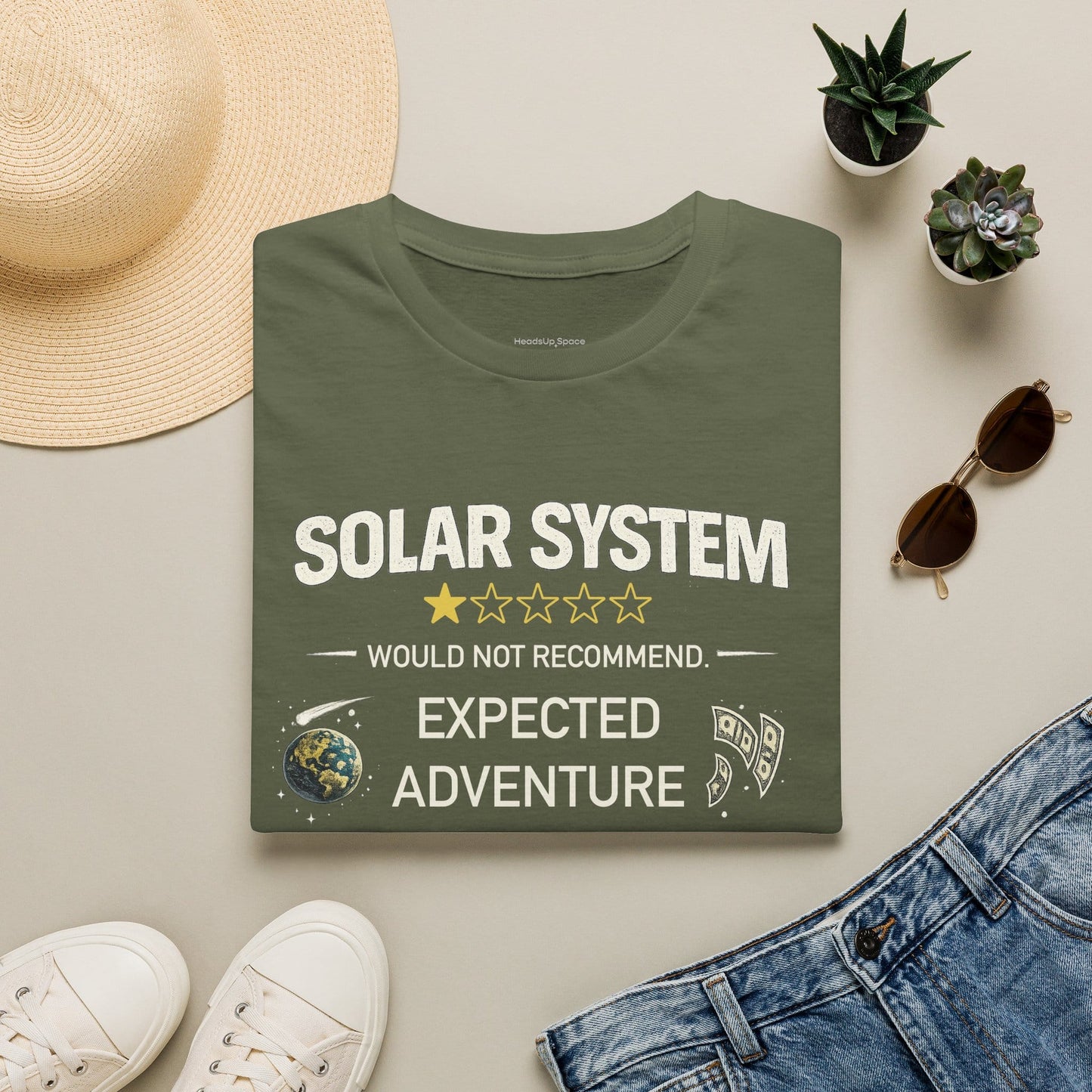 Solar System Review T-Shirt – Too Many Mondays Funny Space Tee