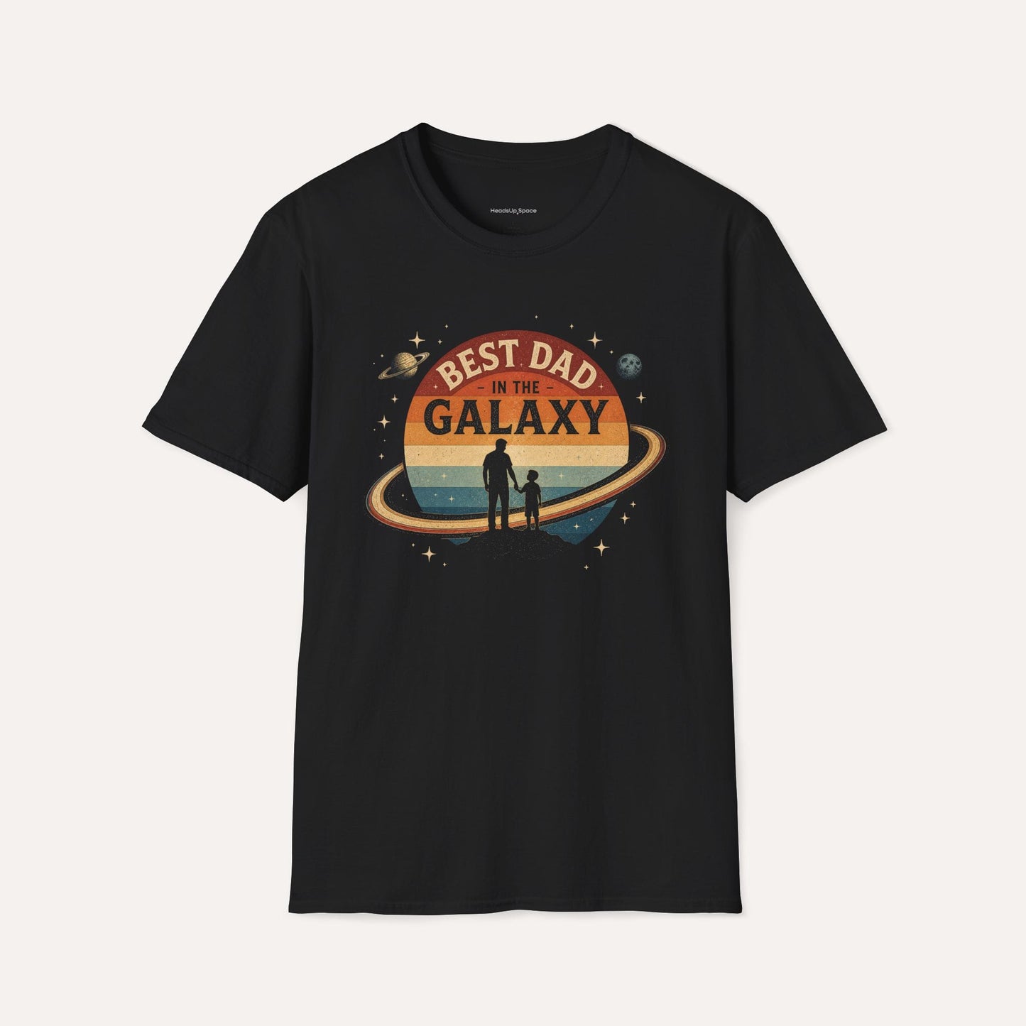 Best Dad in the Galaxy T-Shirt – Retro Space Lover Gift for Dad