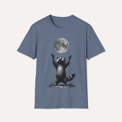 Raccoon and Full Moon T-Shirt