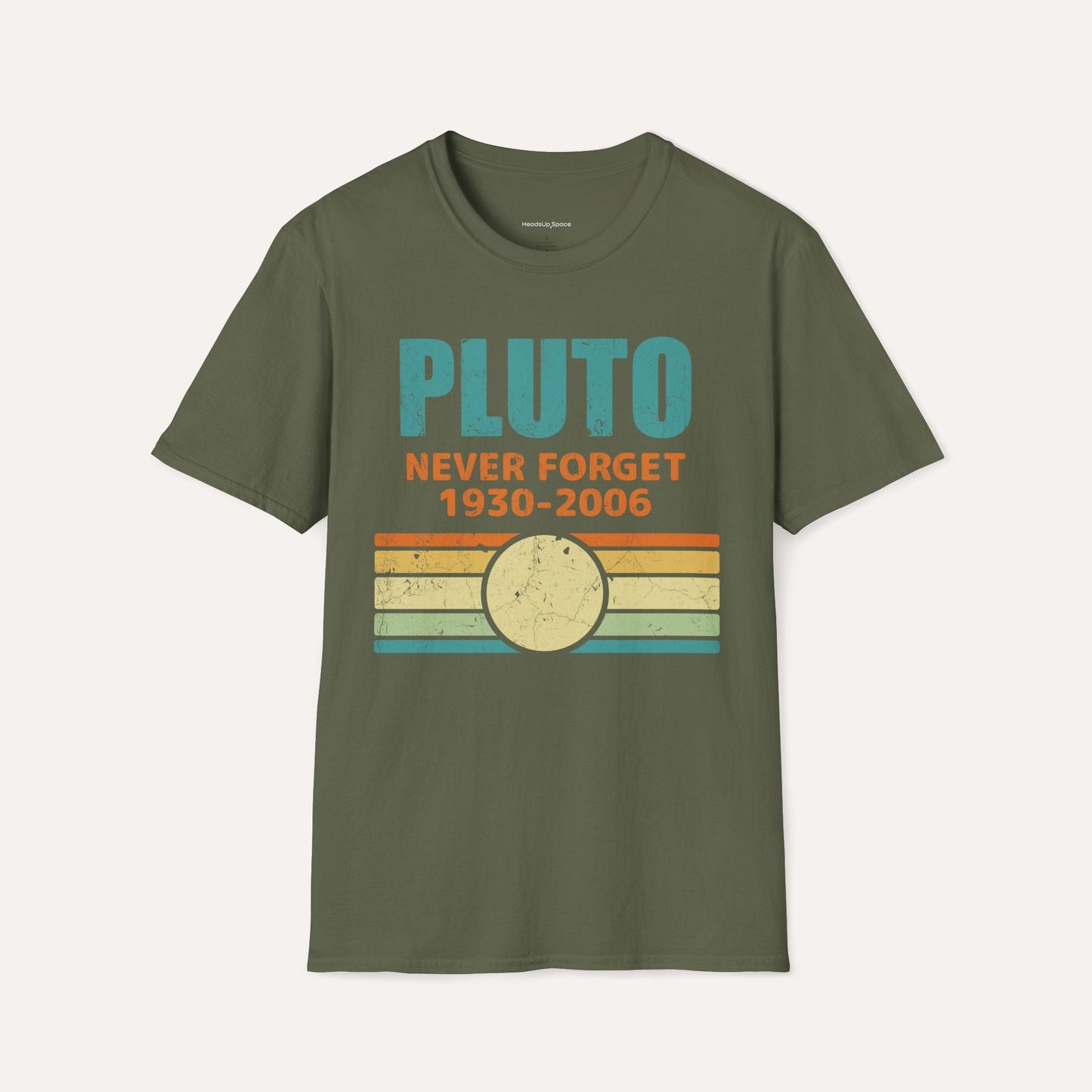 "Pluto-Never Forget" Retro tee