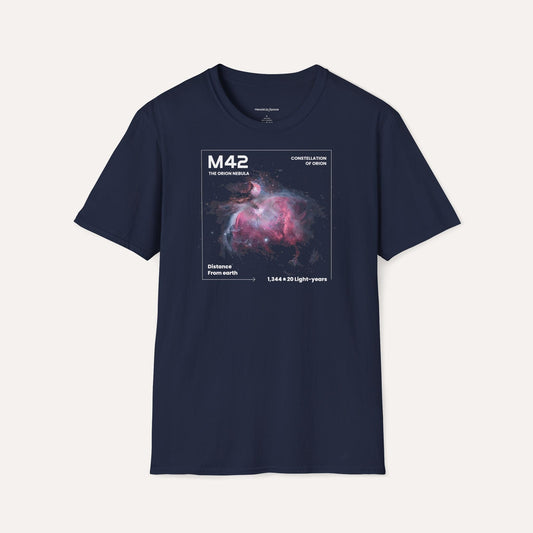M42 Orion Nebula T-Shirt – Constellation of Orion DE
