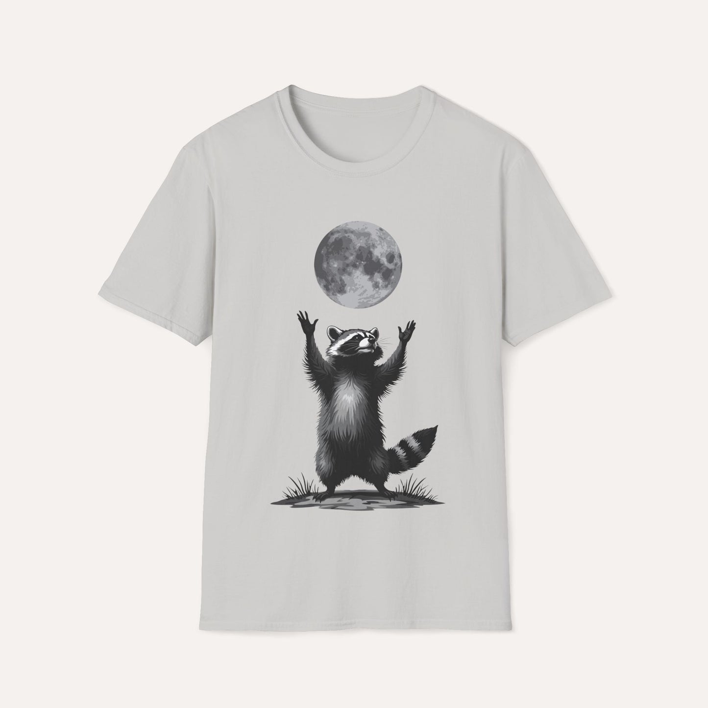 Raccoon and Full Moon T-Shirt