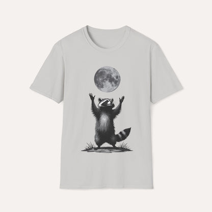 Raccoon and Full Moon T-Shirt