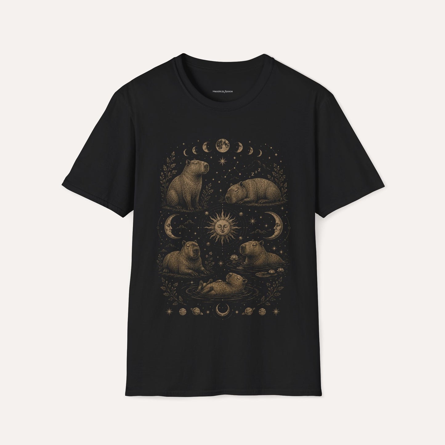 Capibaras & Moon T-shirt