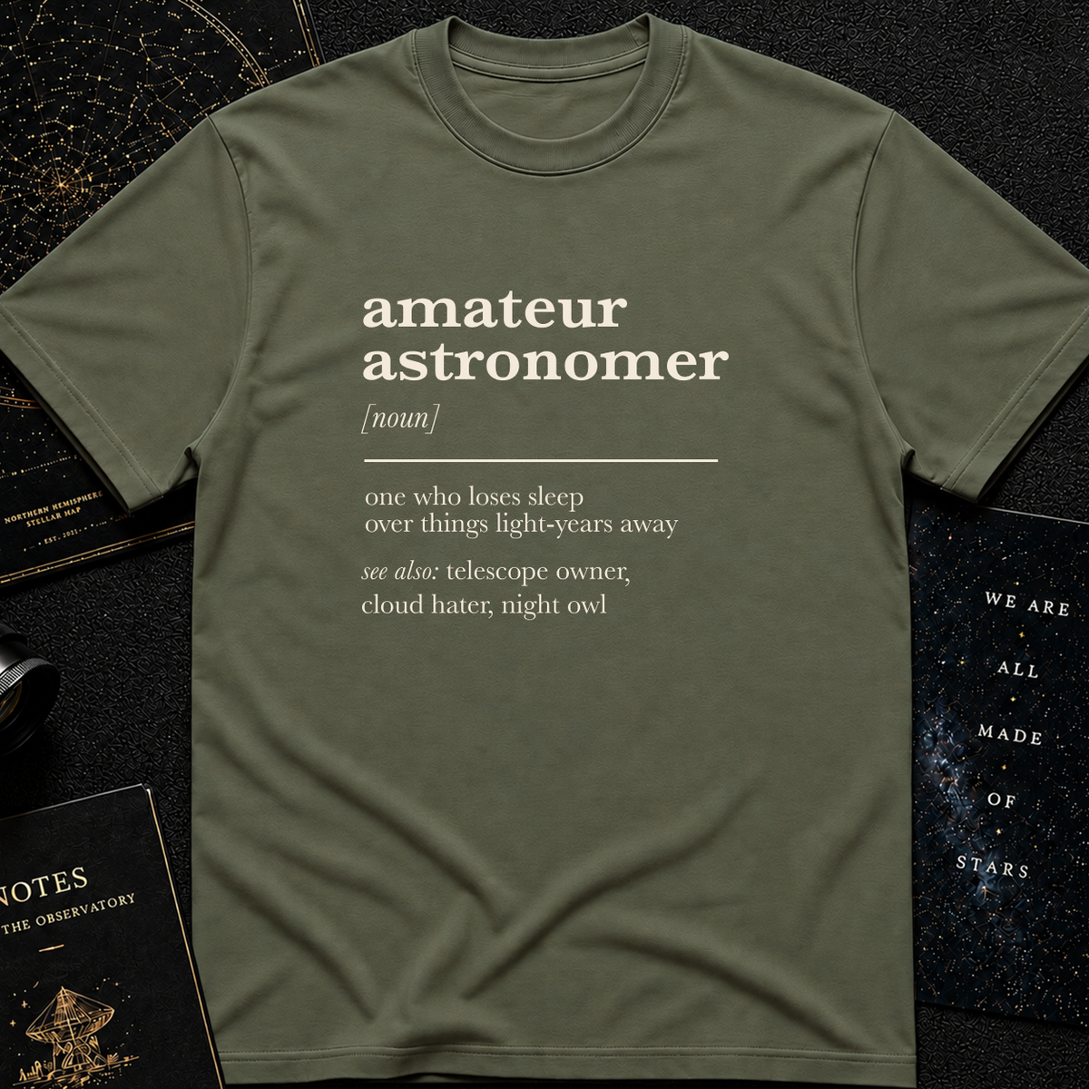 Amateur Astronomer Definition T-Shirt