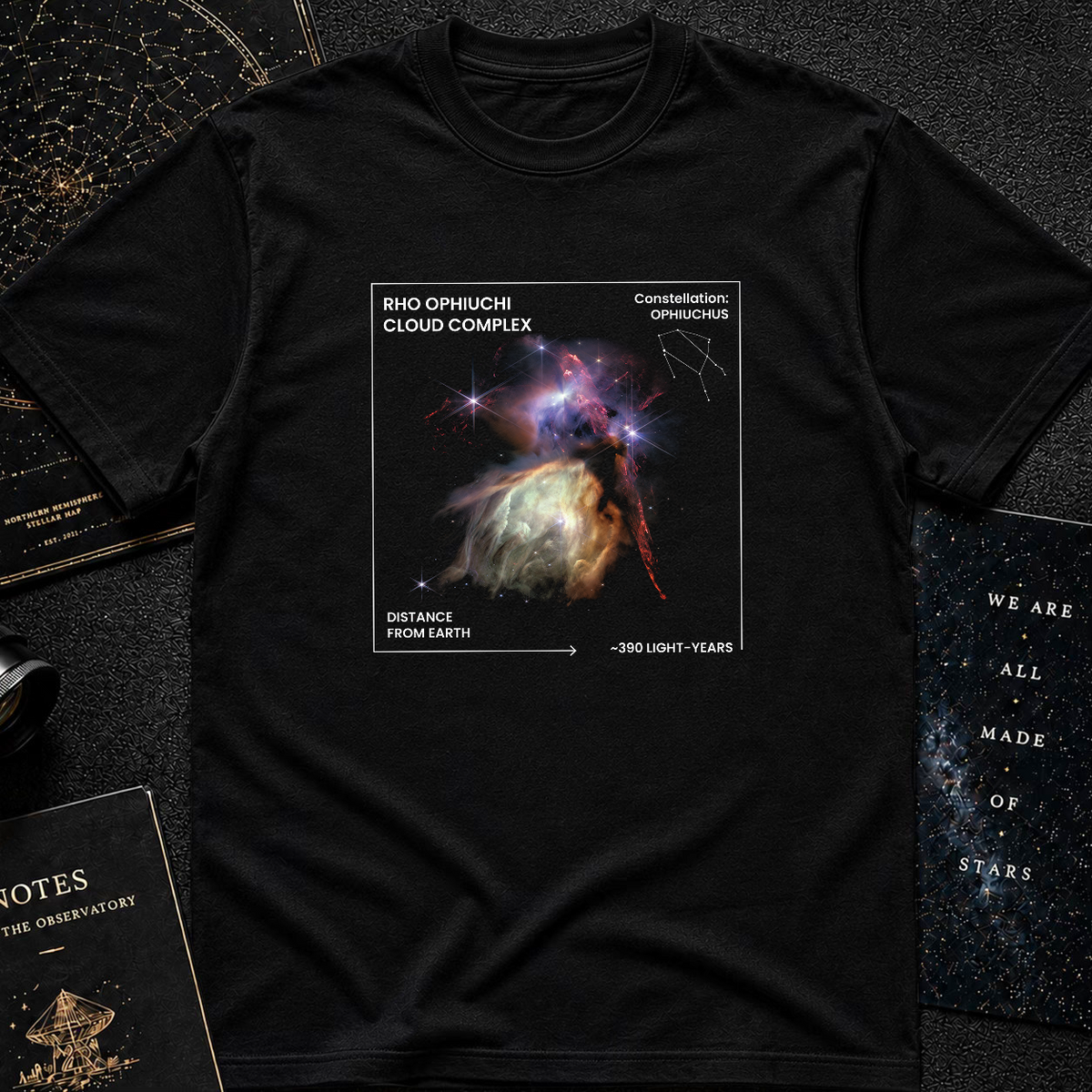 Rho Ophiuchi Atlas T-Shirt