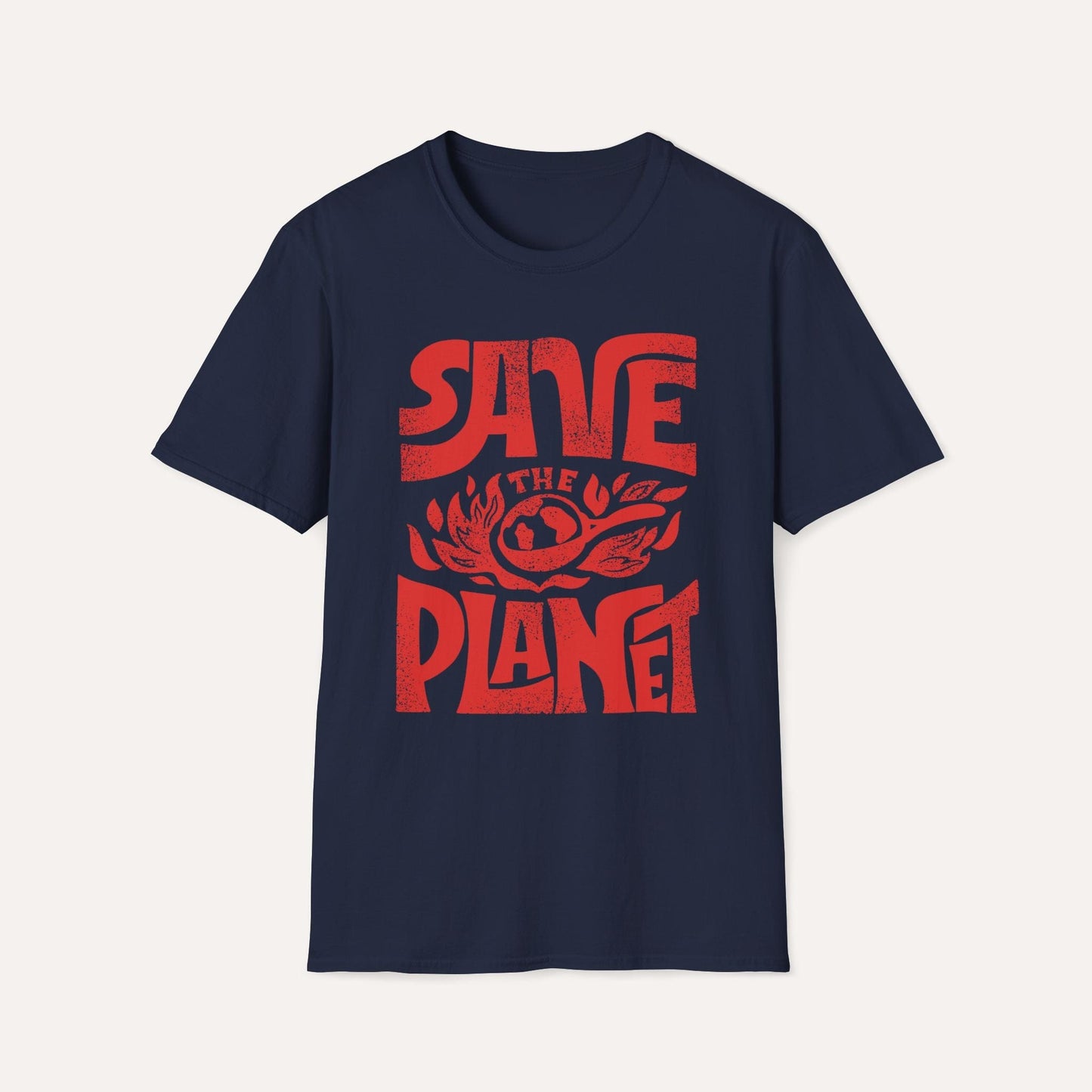 Save the Planet T-Shirt – Retro Climate Awareness Graphic Tee